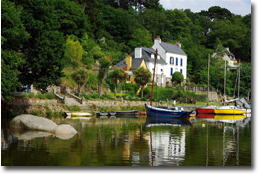 Pont Labbé, Pont Aven cité des peintres, ville proche de Bénodet
