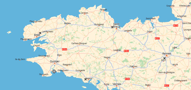carte hotel bénodet